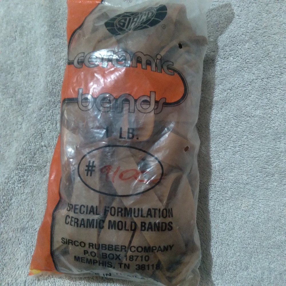 Sirco ceramic rubber bands 1lb.